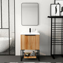 Modern 24" Freestanding Vanity With Durable Resin Sink For Stylish Bathrooms (92538612) - HBG