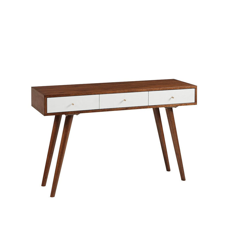 Modern Mid-Century 3-Drawer Writing Desk With Wood Finishing, 48" (97826531) - HBG