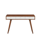 Modern Mid-Century 3-Drawer Writing Desk With Wood Finishing, 48" (97826531) - HBG
