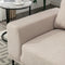 Premium Mid-Century Modern Beige Linen Fabric Loveseat Couch Sofa (93742186) - HBG