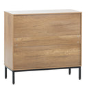 Premium Mid Century Natural Wood Rustic Accent Cabinet With Rattan Doors, 32" (97136524) - HBG