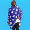 SHEEP SLEEP HOODIE - Premium Soft Polyester Unisize Wearable Snug Hoodie Blanket With Plush Hood - HBG