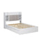 Stylish Full-Size Bed Frame With Storage And Shelves, White (96387651) - HBG