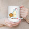 THIS IS US LOVE MUG - Premium Large White Round BPA-Free Cute Ceramic Coffee Tea Mug With C-Handle, Demonstration View