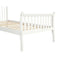 TOPMAX Premium Twin Bed Frame With Strong Wood Slat Support, White (HBG24683) - HBG